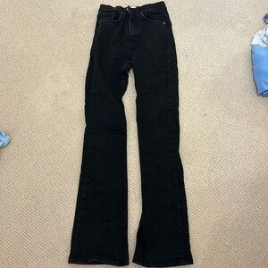 Black zara jeans worn twice